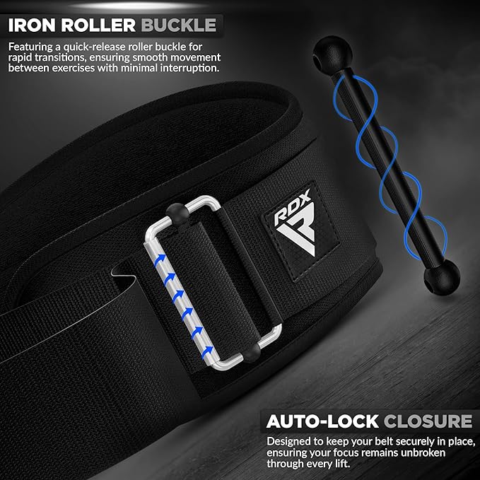 RDX Weight Lifting Belt AUTO LOCK 6.5†Padded