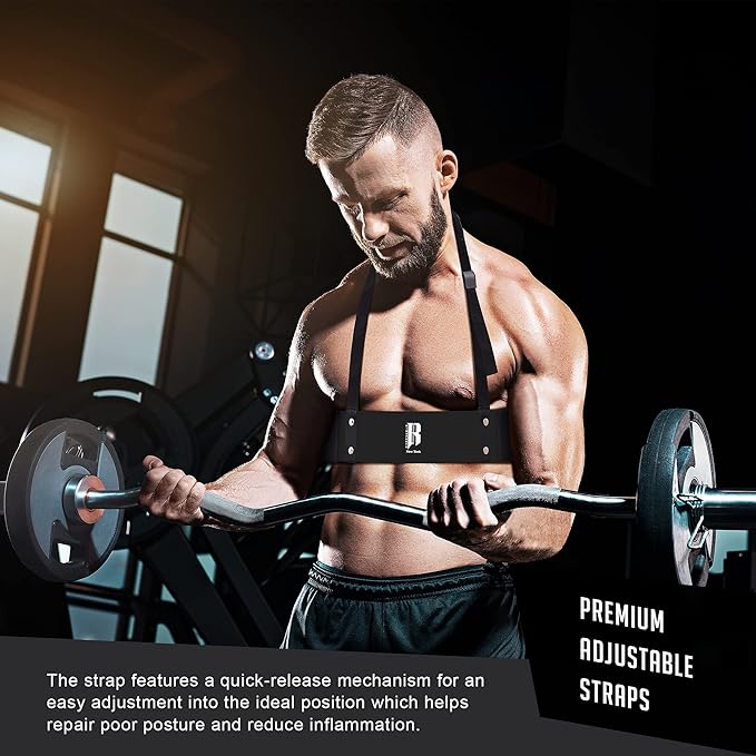 RIMSports Weight Lifting Arm Blaster for Biceps &