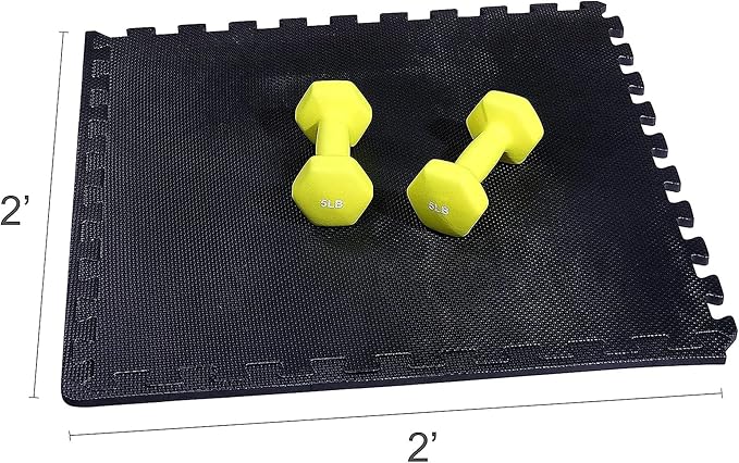 BalanceFrom Puzzle Exercise Mat with EVA Foam Interlocking