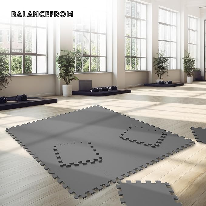 BalanceFrom Puzzle Exercise Mat with EVA Foam Interlocking