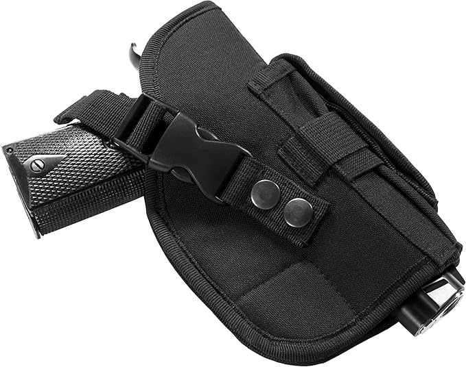 Barska Loaded Gear VX-200 Tactical Vest, Plus Size, Right-Handed, Black – Adjustable, Durable, and Multi-Pocket Design