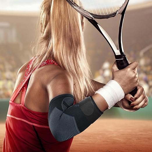 Arm Supports Sleeve,Elbow Compression Sleeve (1 Pair),Tennis Elbow Braces for Tendonitis and Tennis,Arm Supports Sleeves golfer relief for women & men sleeve for weightlifting