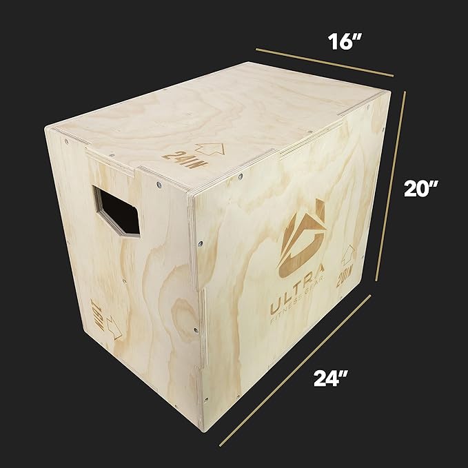 Plyo Box - Wooden 3-in-1 Plyometric Jump Box