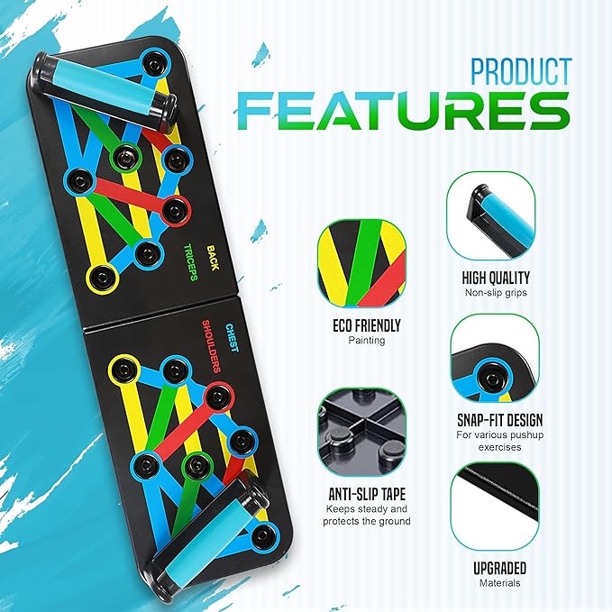 Push Up Board 9 in 1