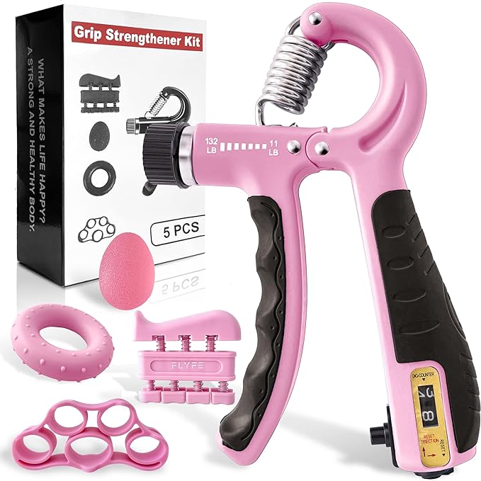FLYFE Grip Strength Trainer Kit (5 Pack)