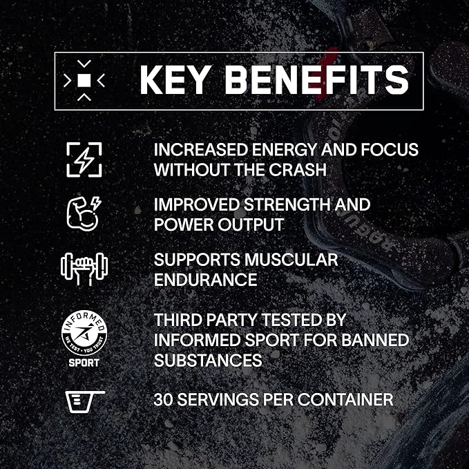 BARE PERFORMANCE NUTRITION BPN Flight Pre Workout, Supports Energy and Mental Focus, Improved Endurance & Muscle Pumps with CarnoSyn® Beta Alanine, Strawberry Kiwi, 30 Servings