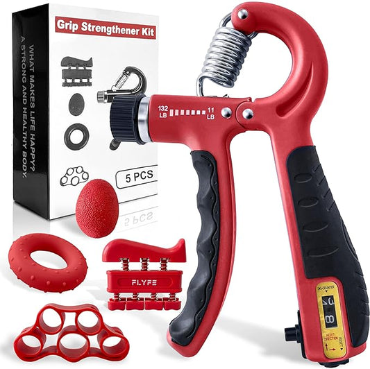 FLYFE Grip Strength Trainer Kit (5 Pack)