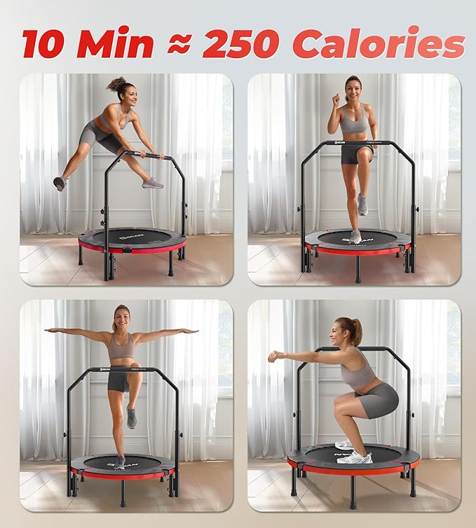 BCAN 40"/48" Foldable Mini Trampoline 330lbs/440lbs