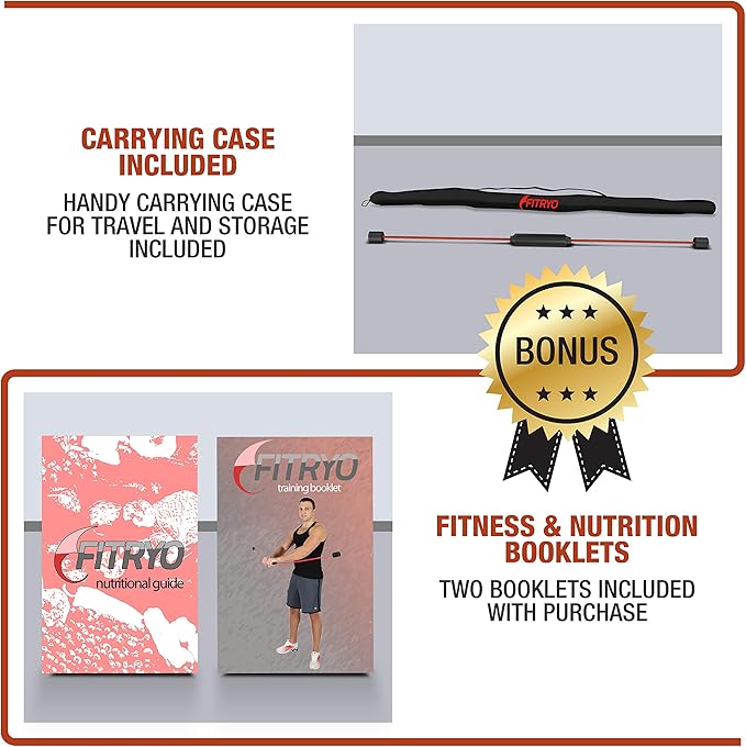 Flex Fitness Body Bar for Physical Therapy &