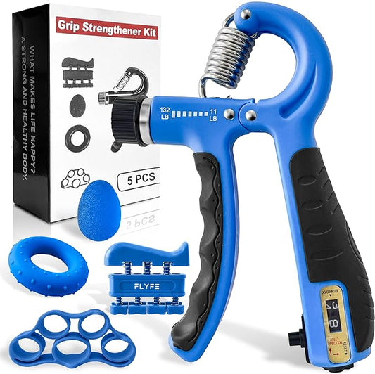 FLYFE Grip Strength Trainer Kit (5 Pack)