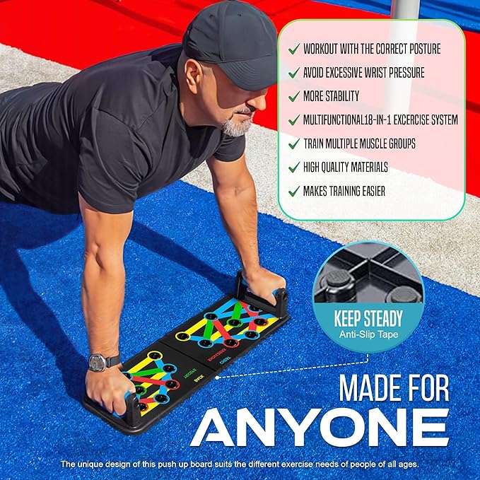 Push Up Board 9 in 1