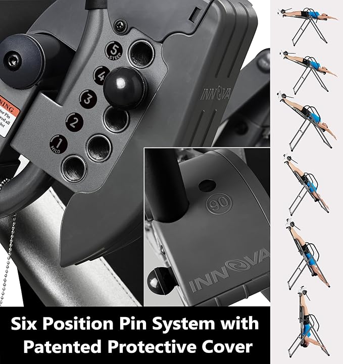 Innova Inversion Table with Adjustable Headrest 300 lb