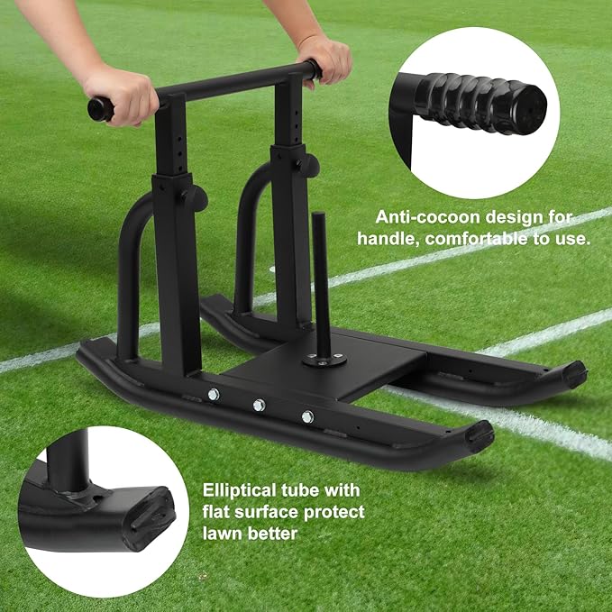 Weight Sled, Fitness Sled, Fitness Strength Training Sled,Adjustable 1" and 2" Weight