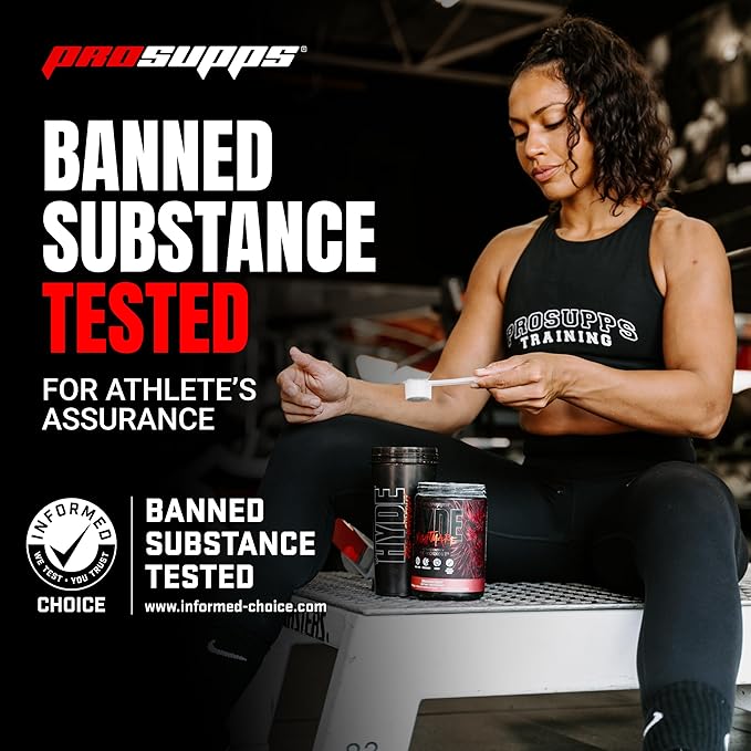 PROSUPPS Mr. Hyde Nightmare Pre Workout Powder with Caffeine & Beta Alanine - Preworkout for Intense Energy, Mental Focus & Performance - Gym & Fitness Supplements (Dragon Fruit, 30 Servings)