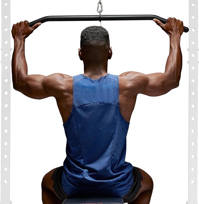 Sunny Health & Fitness Power Cage Squat Rack Upgrade Attachments, Dip Bar, Plate Bar Holder, Belt Squat, J Hook, Lat, Adapter, U Ring, Pull Up Bar, Landmine, Captain's Chair, Tricep Rope For Home Gym