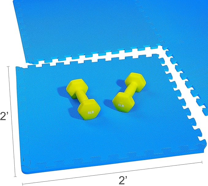 BalanceFrom Puzzle Exercise Mat with EVA Foam Interlocking