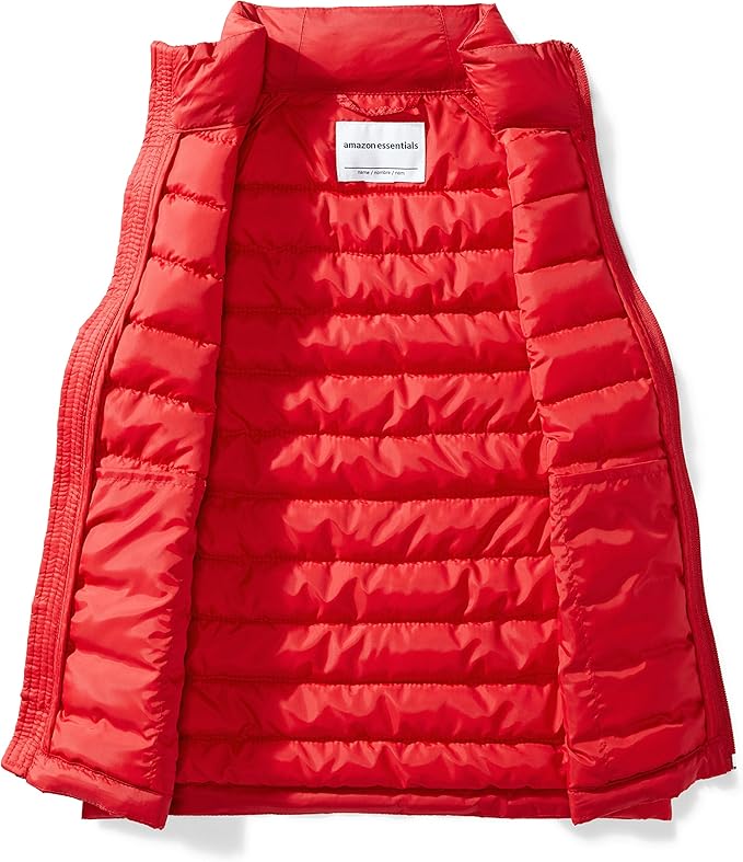 Amazon Essentials Boys and Toddlers' Lightweight Water-Resistant Packable Puffer Vest