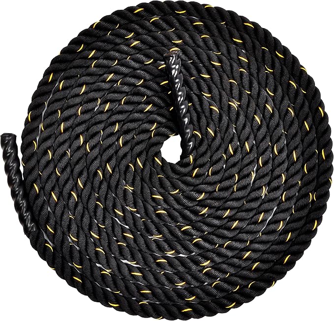 Battle Rope 1.5Inch 2 Inch Diameter Poly Dacron 30 FT, 40 FT, 50 FT