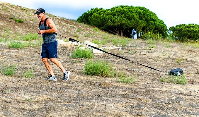 Resistance Training Sled - Weight Sled Harness & 3X The 4-Piece Kit