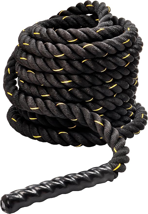 Battle Rope 1.5Inch 2 Inch Diameter Poly Dacron 30 FT, 40 FT, 50 FT