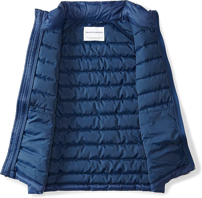 Amazon Essentials Boys and Toddlers' Lightweight Water-Resistant Packable Puffer Vest