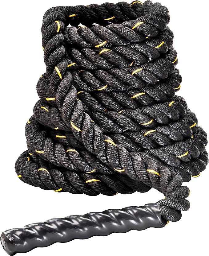 Battle Rope 1.5Inch 2 Inch Diameter Poly Dacron 30 FT, 40 FT, 50 FT