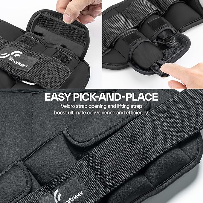 Sportneer Adjustable Ankle Weights for Women and Men:1 1 2 2 3 3 4 4 6 6 7 7 8 8 10 10 lbs