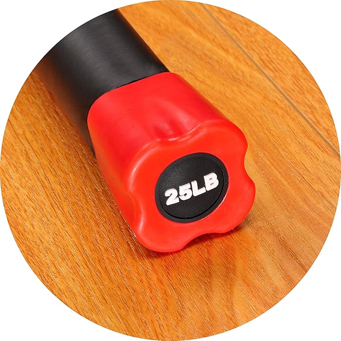 Signature Fitness Total Body Workout Weighted Bar Weighted