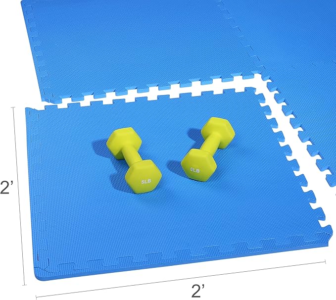 BalanceFrom Puzzle Exercise Mat with EVA Foam Interlocking