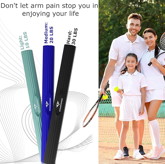 Vikingstrength Wrist Bar for Physical Therapy and Tennis Elbow