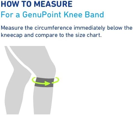Bauerfeind - GenuPoint - Knee Strap - Support Patella & Patellar Tendon Relief for Runners, Jumpers Knee & Shin Splints, Fits Under the Kneecap