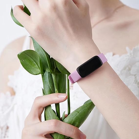 Bands Compatible with Fitbit Inspire 3 Bands for Women Men Sport Wristband Replacement Soft Silicone Straps for Fitbit Inspire 3 Smartwatch Small Large