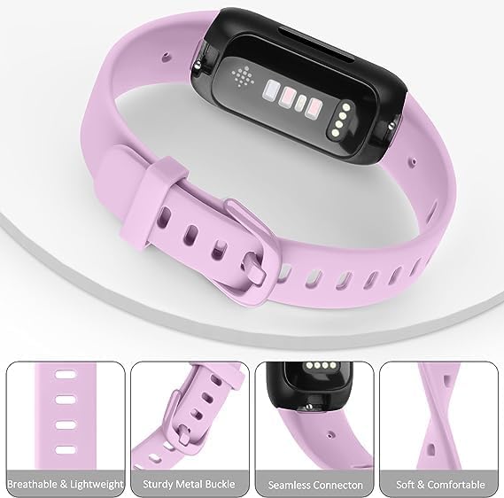 Bands Compatible with Fitbit Inspire 3 Bands for Women Men Sport Wristband Replacement Soft Silicone Straps for Fitbit Inspire 3 Smartwatch Small Large