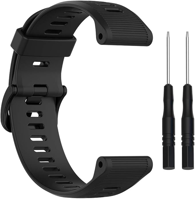 Band for Garmin Forerunner 945, Soft Silicone Replacement Watch Band Strap for Garmin Forerunner 935 Smart Watch (No Tracker)
