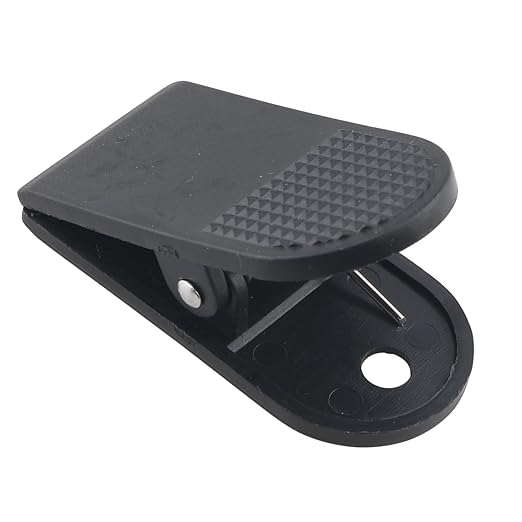 ZCZQC Treadmill Safety Switch Clip Gym Clip Spring Loaded Compatible with All Treadmill Key Cords Black