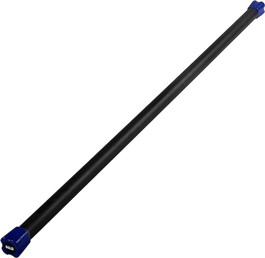 JFIT Weighted Workout Bars 7 Size 5-30lbs, Rubber