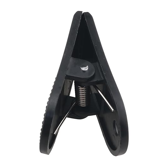 ZCZQC Treadmill Safety Switch Clip Gym Clip Spring Loaded Compatible with All Treadmill Key Cords Black