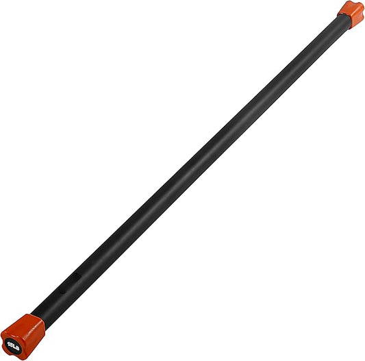 JFIT Weighted Workout Bars 7 Size 5-30lbs, Rubber