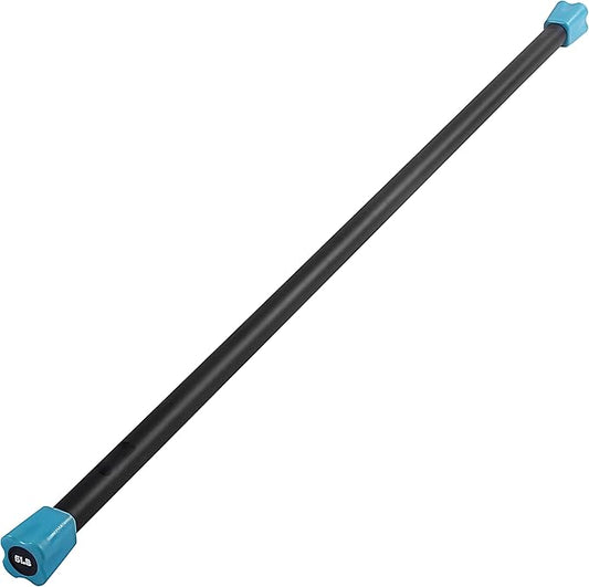 JFIT Weighted Workout Bars 7 Size 5-30lbs, Rubber
