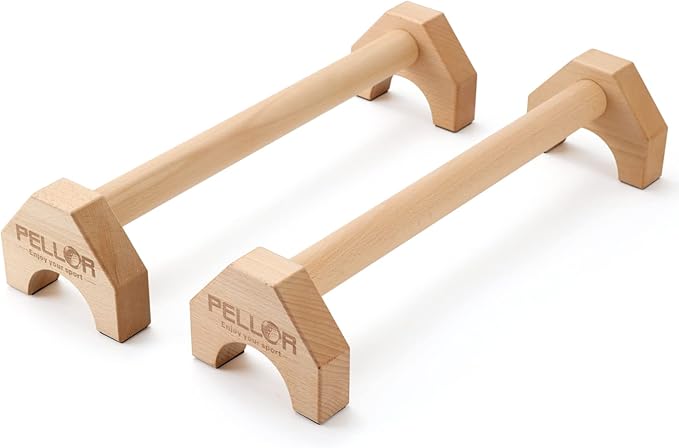 Pushup Stands - Wooden Push Up Bars Gym