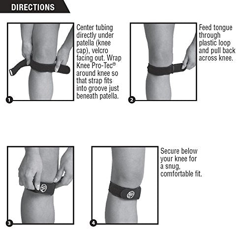 Pro-Tec Athletics Knee Pro-Tec Patellar Tendon Strap (Large)