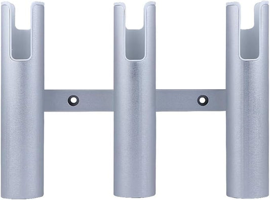 Aluminium Wall-Mounted Fishing Rod Holder for Boat, Garage & Marine - Holds Rods & Poles