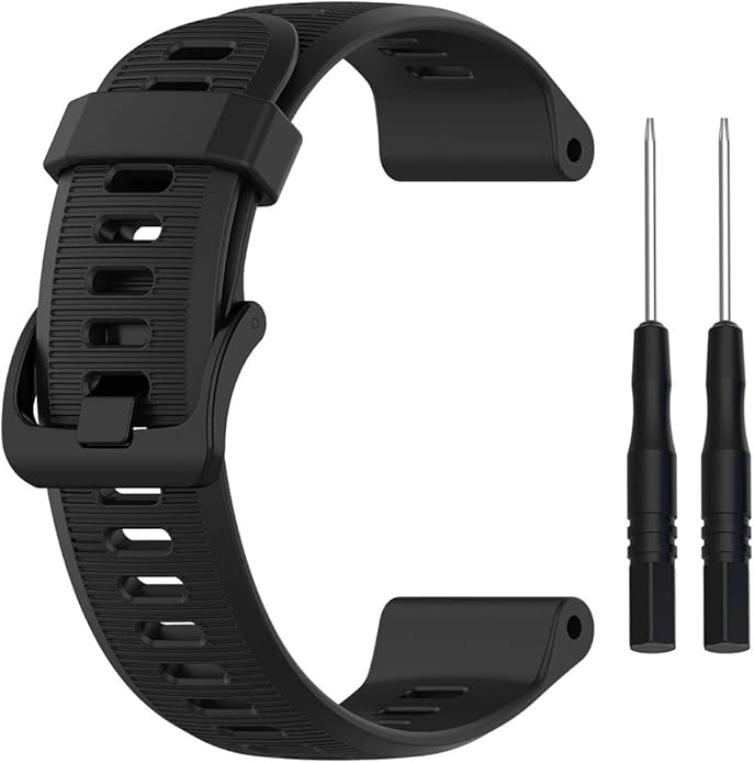 Band for Garmin Forerunner 945, Soft Silicone Replacement Watch Band Strap for Garmin Forerunner 935 Smart Watch (No Tracker)