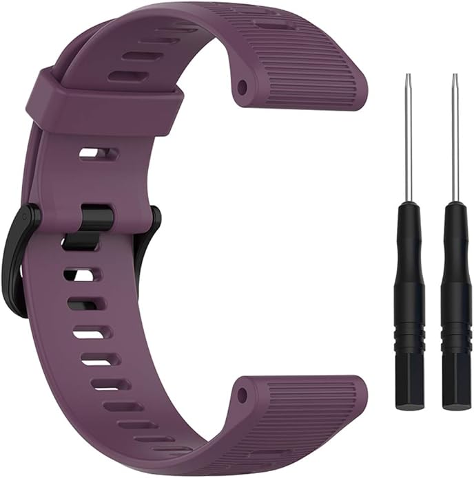 Band for Garmin Forerunner 945, Soft Silicone Replacement Watch Band Strap for Garmin Forerunner 935 Smart Watch (No Tracker)