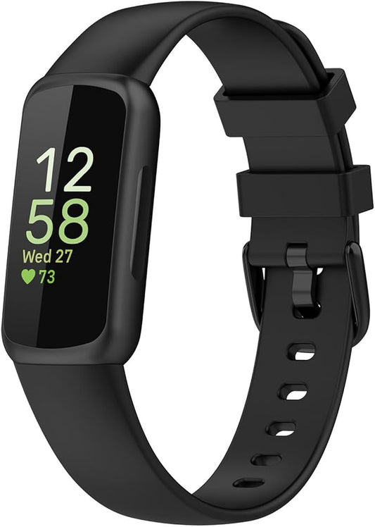 Bands Compatible with Fitbit Inspire 3 Bands for Women Men Sport Wristband Replacement Soft Silicone Straps for Fitbit Inspire 3 Smartwatch Small Large