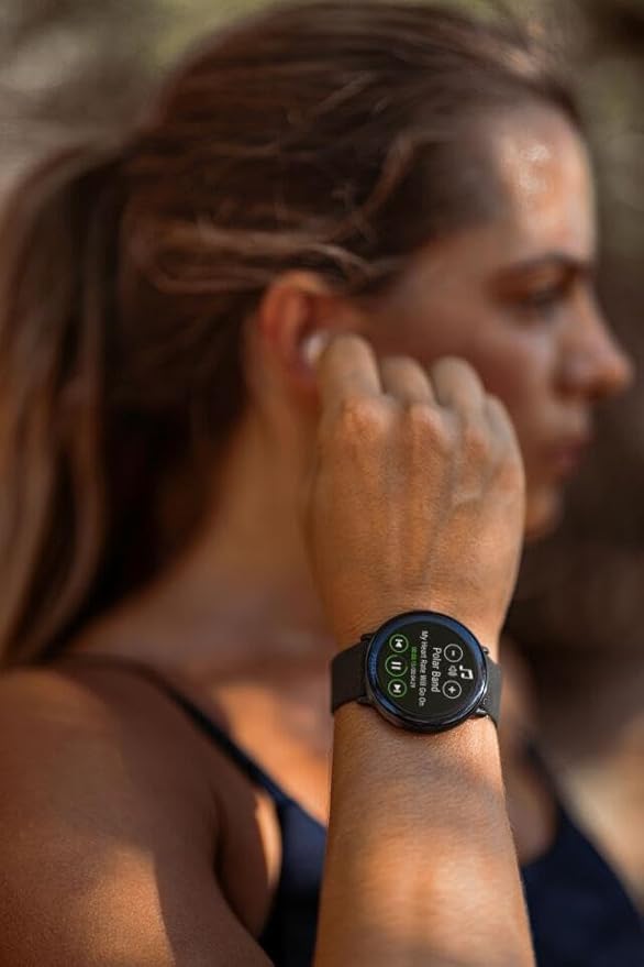 POLAR Ignite 3 Series Fitness Tracking Smartwatch with AMOLED Display, GPS, Heart Rate Monitoring, Sleep Analysis, and Real-Time Voice Guidance; S-L, for Men or Women, Brown Copper