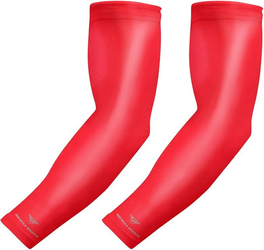 Bucwild Sports Solid Color Compression Arm Sleeves Youth & Adult (1 Pair)