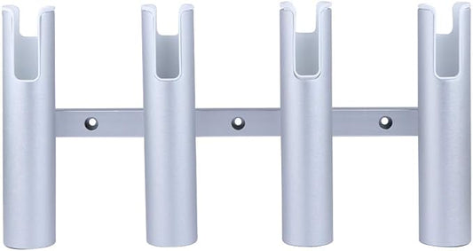 Aluminium Wall-Mounted Fishing Rod Holder for Boat, Garage & Marine - Holds Rods & Poles
