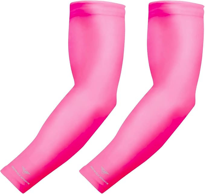 Bucwild Sports Solid Color Compression Arm Sleeves Youth & Adult (1 Pair)