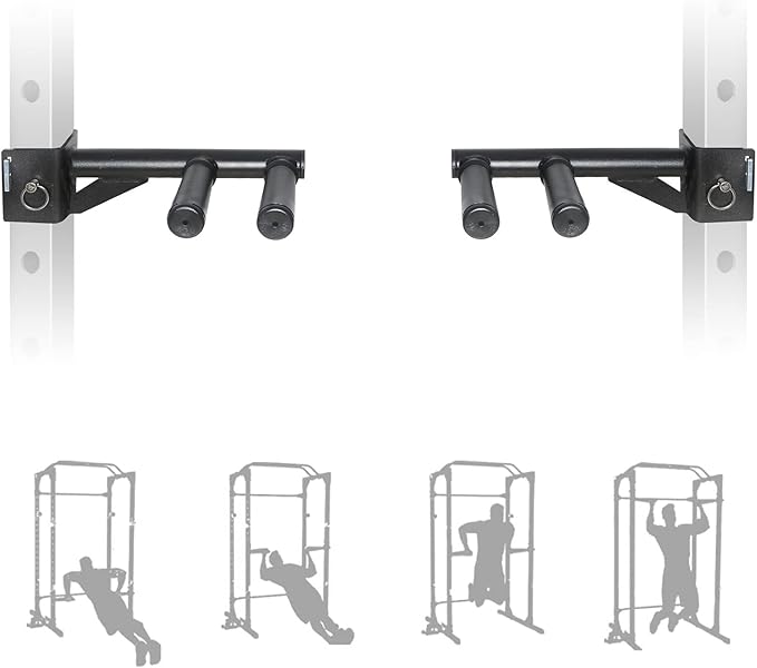 SYL Fitness Dip Bar Attachments for 2" x 2" or 3" x 3" Power